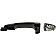 Help! By Dorman Exterior Door Handle - Plastic Black Single - 81316