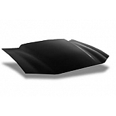 Harwood Fiberglass Hood - Cowl Induction Gloss Fiberglass Black - B12301