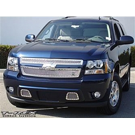 T-Rex Truck Products Grille Insert - Mesh Rectangular Polished Stainless Steel - 6710510