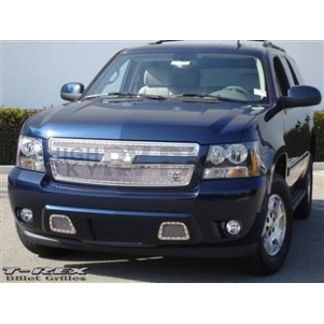 T-Rex Truck Products Grille Insert - Mesh Rectangular Polished Stainless Steel - 6710510