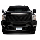 Putco Grille Insert - Black Powder Coated Aluminum Rectangular - 270526B