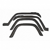 Omix-Ada Fender Flare - Black Thermoplastic Set Of 4 - 1160202