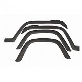 Omix-Ada Fender Flare - Black Thermoplastic Set Of 4 - 1160202