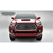 T-Rex Truck Products Grille Insert - Horizontal Bar Hexagonal Polished Aluminum - 6219420