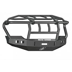 Road Armor Bumper Sahara Pre-Runner 1-Piece Design Steel Black - 6114R3B