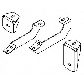 Westin Public Safety Nerf Bar Mounting Kit for Westin Platinum 4 Inch Oval Nerf Bars - 21385PK