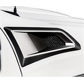 Air Design Fender Vent - Silver ABS Plastic Satin Set Of 2 - GM39A15