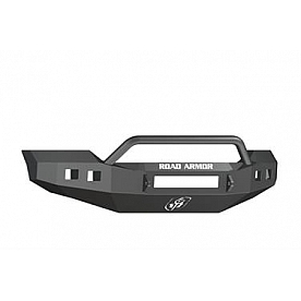 Road Armor Bumper Stealth Pre-Runner 1-Piece Design Steel Black - 6114R4BNW