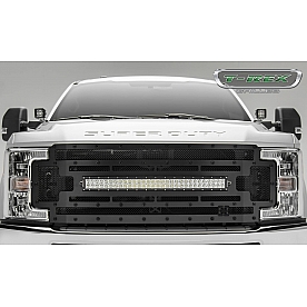 T-Rex Truck Products Grille Insert - Mesh Rectangular Black Powder Coated Steel - 6315471BR