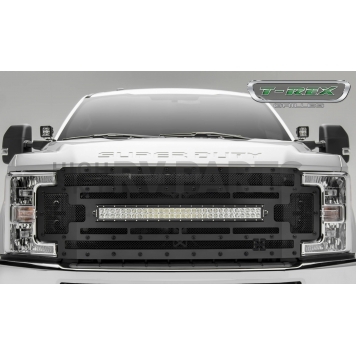 T-Rex Truck Products Grille Insert - Mesh Rectangular Black Powder Coated Steel - 6315471BR
