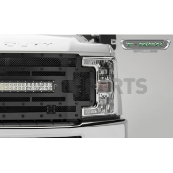 T-Rex Truck Products Grille Insert - Mesh Rectangular Black Powder Coated Steel - 6315471BR-1