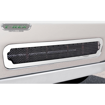 T-Rex Truck Products Grille Insert - Mesh Rectangular Polished Stainless Steel - 54140-1