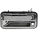 Help! By Dorman Exterior Door Handle - Plastic Silver Single - 91175
