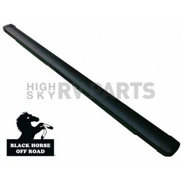 Black Horse Offroad Running Board Aluminum Stationary Black - GRAM1985BK-1