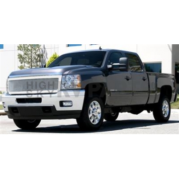 T-Rex Truck Products Grille Insert - Mesh Rectangular Polished Stainless Steel - 54115