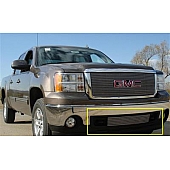 T-Rex Truck Products Bumper Grille Insert Horizontal Bar Polished Silver Billet Aluminum - 25205