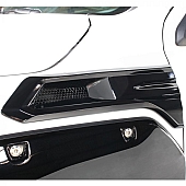 Air Design Fender Vent - Silver ABS Plastic Satin Set Of 2 - CH06A18