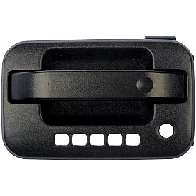 Help! By Dorman Exterior Door Handle - Plastic Black Single - 80639