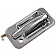 Help! By Dorman Exterior Door Handle - Plastic Silver Single - 91190