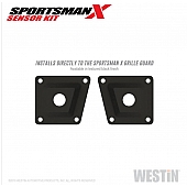 Westin Automotive Parking Aid Sensor Relocation Bracket - Black Steel Set Of 2 - 4021015