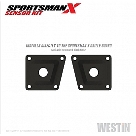 Westin Automotive Parking Aid Sensor Relocation Bracket - Black Steel Set Of 2 - 4021015
