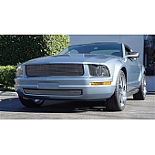 T-Rex Truck Products Grille Insert - Horizontal Bar Rectangular Polished Aluminum - 20515