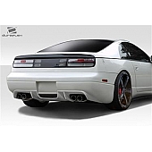 Extreme Dimensions Bumper 1-Piece Design Black Fiberglass - 112800