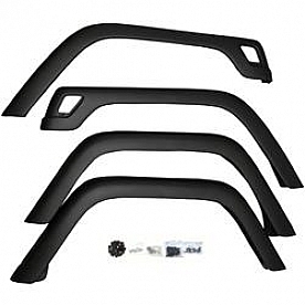 Omix-Ada Fender Flare - Black Thermoplastic Set Of 4 - 1160312
