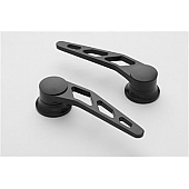 Lokar Performance Interior Door Handle - Silver Brushed Steel Set Of 2 - XIDH2006