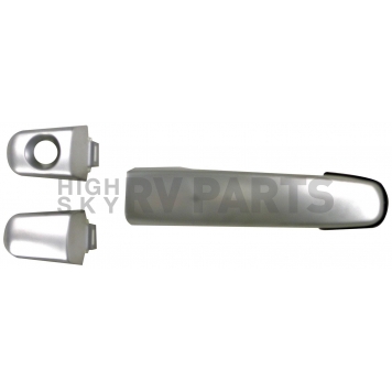 Help! By Dorman Exterior Door Handle - Plastic Silver Single - 82012