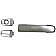 Help! By Dorman Exterior Door Handle - Plastic Silver Single - 82012