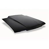 Harwood Fiberglass Hood - Cowl Induction Gloss Fiberglass Black - B26201