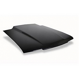 Harwood Fiberglass Hood - Cowl Induction Gloss Fiberglass Black - B26201