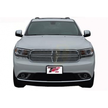 TFP (International Trim) Grille Insert - Mesh Trapezoid ABS Plastic Chrome Plated - 68156GI