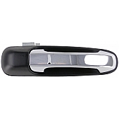 Help! By Dorman Exterior Door Handle - Plastic Silver Lever And Black Housing Single - 82032