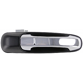 Help! By Dorman Exterior Door Handle - Plastic Silver Lever And Black Housing Single - 82032