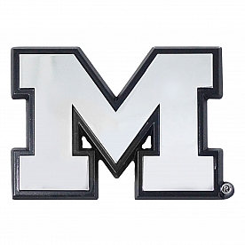 Fan Mat Emblem - University Of Michigan Logo Metal - 14824