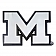 Fan Mat Emblem - University Of Michigan Logo Metal - 14824