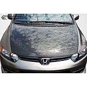 Extreme Dimensions Hood - Gloss Carbon Fiber Black - 100681