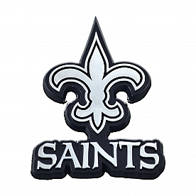 Fan Mat Emblem - NFL New Orleans Saints Logo Metal - 15610