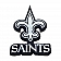 Fan Mat Emblem - NFL New Orleans Saints Logo Metal - 15610