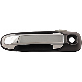 Help! By Dorman Exterior Door Handle - Plastic Silver Lever And Black Housing Single - 82040