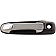 Help! By Dorman Exterior Door Handle - Plastic Silver Lever And Black Housing Single - 82040