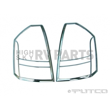 Putco Tail Light Molding - Bar ABS Plastic Silver - 402809