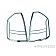 Putco Tail Light Molding - Bar ABS Plastic Silver - 402809