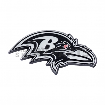 Fan Mat Emblem - NFL Baltimore Ravens Logo Metal - 15622