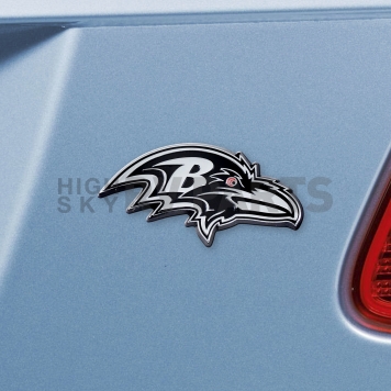 Fan Mat Emblem - NFL Baltimore Ravens Logo Metal - 15622-1