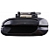 Help! By Dorman Exterior Door Handle - Plastic Black Single - 82365