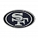 Fan Mat Emblem - NFL San Francisco 49ers Metal - 15625