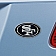 Fan Mat Emblem - NFL San Francisco 49ers Metal - 15625
